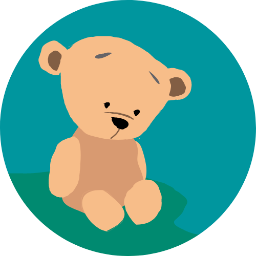 Icon showing a plush teddybear